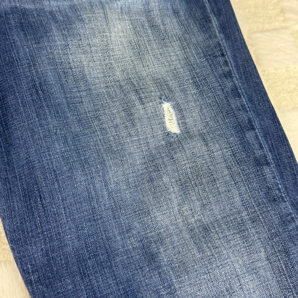 BKE Denim Mens Aiden Relaxed Bootcut Jeans Distressed Rips Size‎ 30R